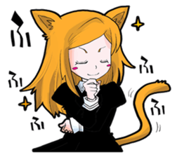 Social game loving Girls daily emotions sticker #12387586