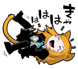 Social game loving Girls daily emotions sticker #12387589