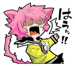 Social game loving Girls daily emotions sticker #12387594