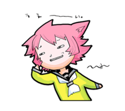 Social game loving Girls daily emotions sticker #12387596