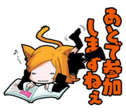 Social game loving Girls daily emotions sticker #12387600