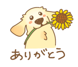 Golden Retriever of kazuchan sticker #12387783