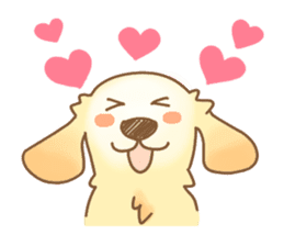 Golden Retriever of kazuchan sticker #12387785