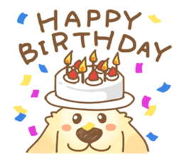 Golden Retriever of kazuchan sticker #12387787