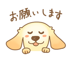 Golden Retriever of kazuchan sticker #12387797