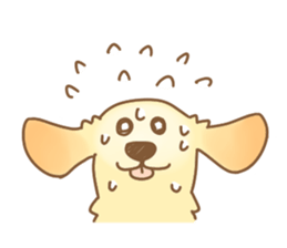 Golden Retriever of kazuchan sticker #12387801