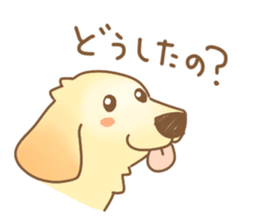 Golden Retriever of kazuchan sticker #12387802