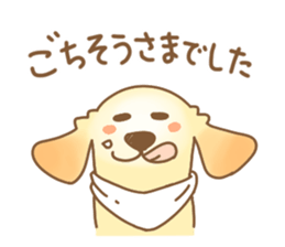 Golden Retriever of kazuchan sticker #12387809