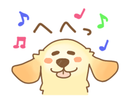 Golden Retriever of kazuchan sticker #12387813