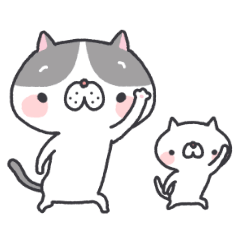 Black and White Nyanko