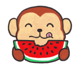 Saruru's summer Sticker sticker #12388243