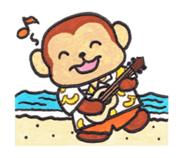 Saruru's summer Sticker sticker #12388250