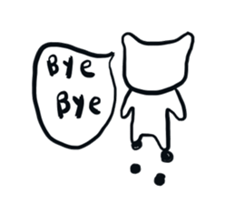 white bear has a changeable blush sticker #12388295