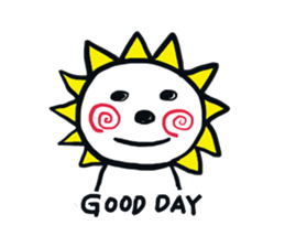 white bear has a changeable blush sticker #12388297