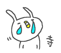 Tera cute rabbit stickers! sticker #12388736