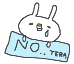 Tera cute rabbit stickers! sticker #12388742
