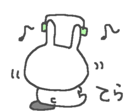Tera cute rabbit stickers! sticker #12388747