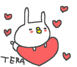 Tera cute rabbit stickers! sticker #12388750