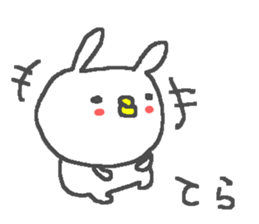 Tera cute rabbit stickers! sticker #12388751