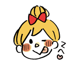 Friends of red ribbon 2 sticker #12388843