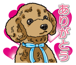 Daily poodle sticker #12389177