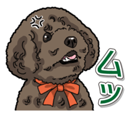 Daily poodle sticker #12389190