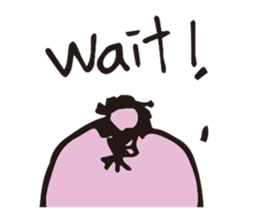 Alien Drawing sticker #12389559