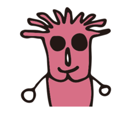 Alien Drawing sticker #12389569