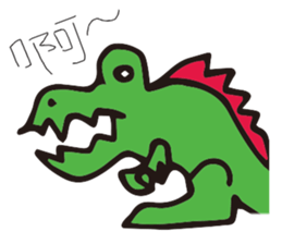 Alien Drawing sticker #12389572