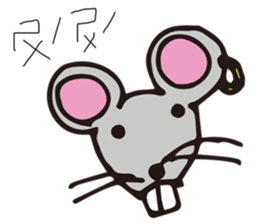 Alien Drawing sticker #12389576