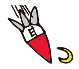 Alien Drawing sticker #12389583