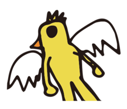 Alien Drawing sticker #12389588