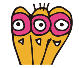 Alien Drawing sticker #12389597