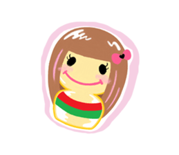 kokeshi-no-kokepii sticker #12389702