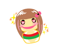 kokeshi-no-kokepii sticker #12389705
