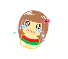 kokeshi-no-kokepii sticker #12389707