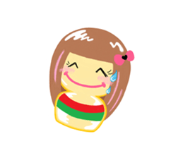 kokeshi-no-kokepii sticker #12389708