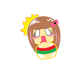 kokeshi-no-kokepii sticker #12389709