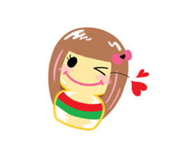 kokeshi-no-kokepii sticker #12389710