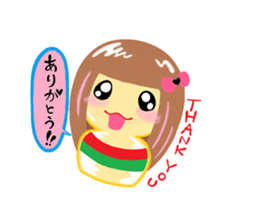 kokeshi-no-kokepii sticker #12389713