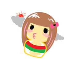 kokeshi-no-kokepii sticker #12389717