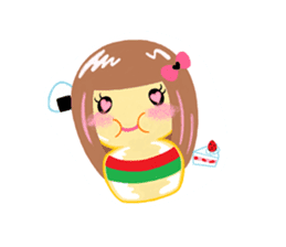 kokeshi-no-kokepii sticker #12389730