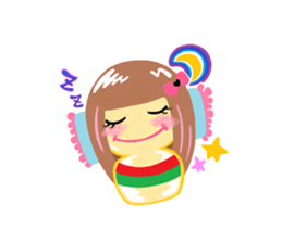 kokeshi-no-kokepii sticker #12389731