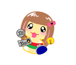 kokeshi-no-kokepii sticker #12389740
