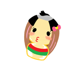 kokeshi-no-kokepii sticker #12389741