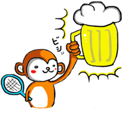 Drunk Monkeys Sticker sticker #12389768