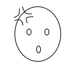 Bowling Face sticker #12389824