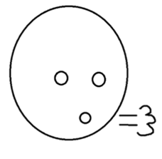 Bowling Face sticker #12389831