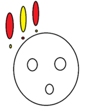 Bowling Face sticker #12389833