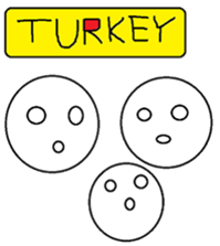 Bowling Face sticker #12389834